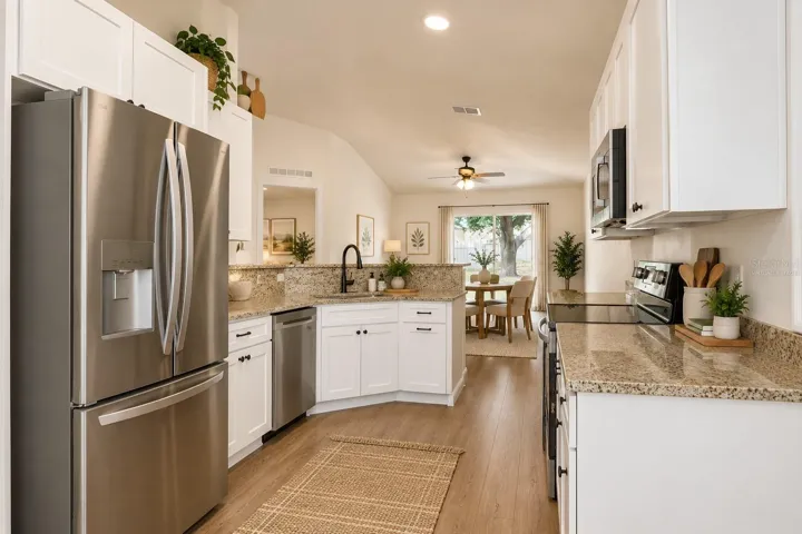 Kitchen-virtually staged