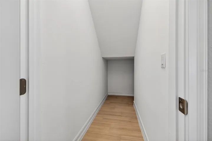 Storage under the stairs