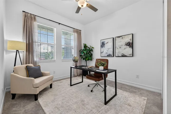 Downstairs bedroom/office