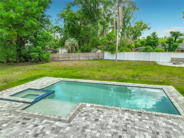 Pool, Pavers, Vinyl Fence, 2023