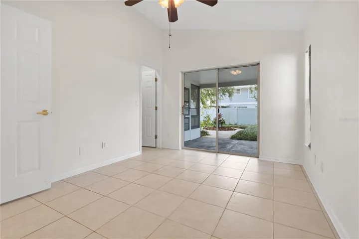 Primary with en suite bathroom and walk in closet