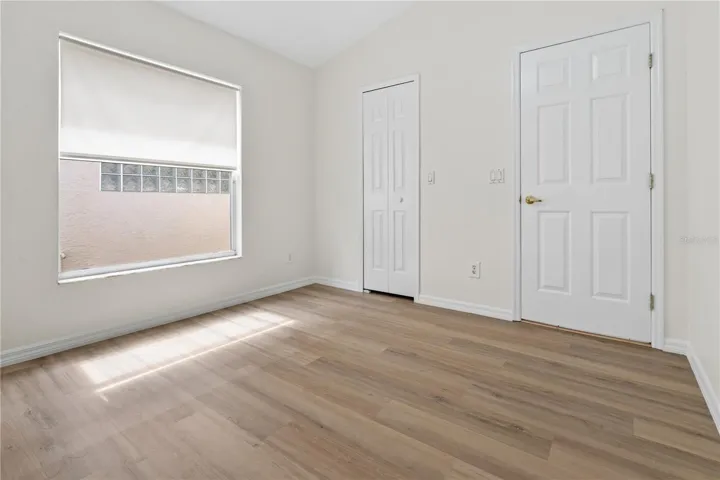 bedroom 3 with new flooring