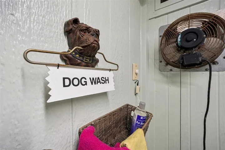 Covered Backyard Shower/Dog Wash