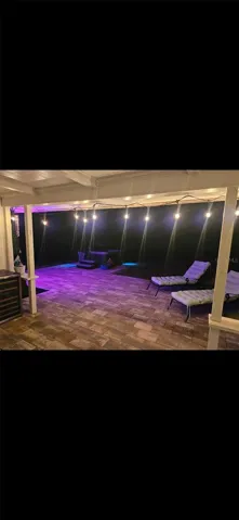 Patio at Night Time