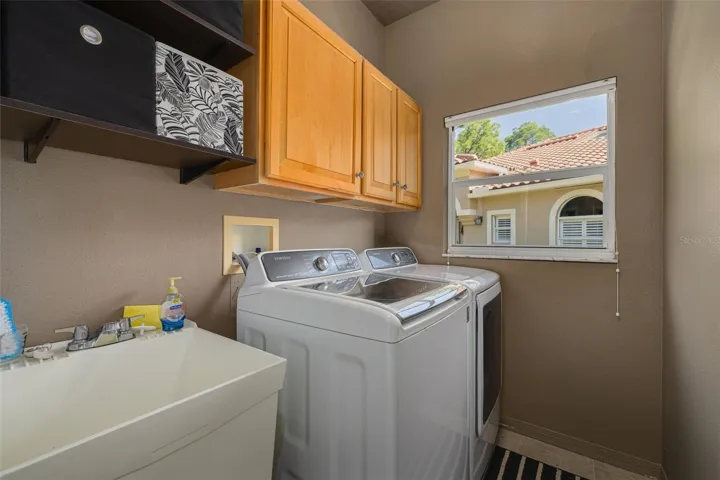 Indoor laundry room