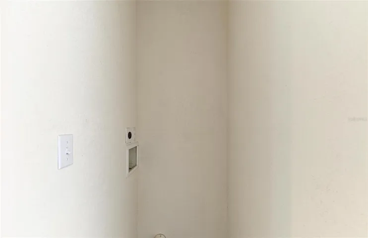 Designated Laundry closet in hallway