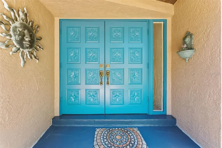 Double Door Front Entry