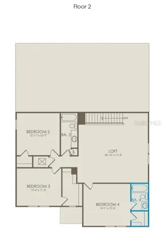 Floor Plan - Floor Two
