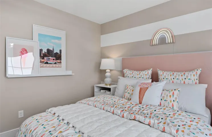 Model Home Design Only. Pictures and furnishings are for illustrative purposes only. Elevations, colors and options may vary. Furniture is for model home staging only.