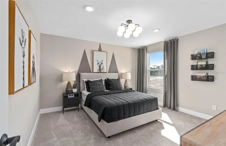 Model Home Design Only. Pictures and furnishings are for illustrative purposes only. Elevations, colors and options may vary. Furniture is for model home staging only.