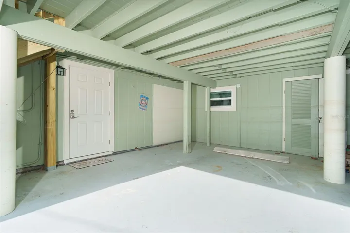 Parking and storage room