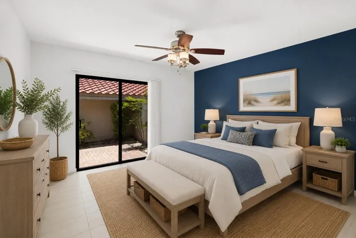 Virtual Staged Second Bedroom