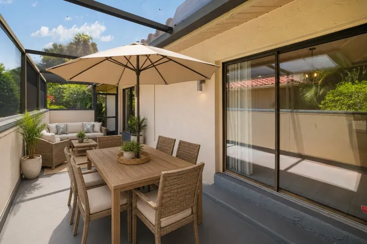 Virtual Staged Patio Lanai