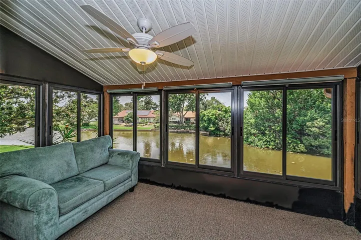Upper Condo Lanai with with Water Views