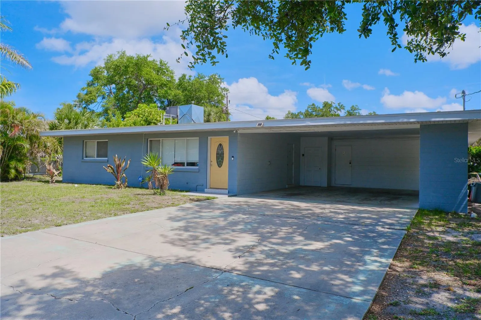 Front Unit A and Carport