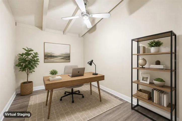 Virtual Staged Den/Study