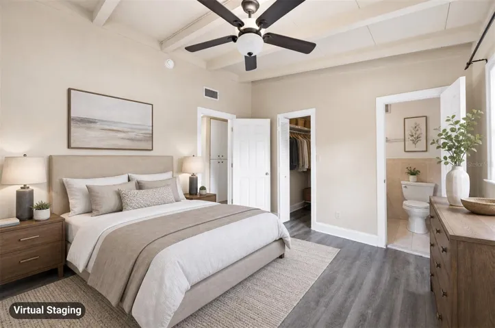 Virtual Staged Primary Suite