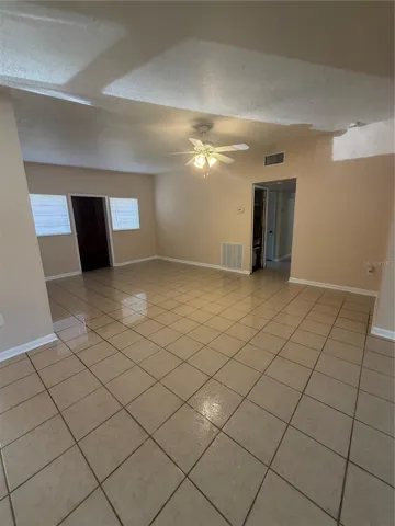 Front door entry leads to living room