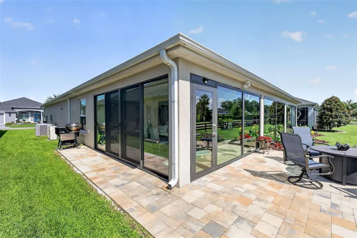 Rear Paver Patio with Water Views