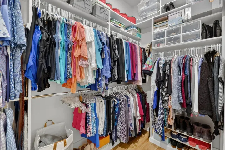 Primary Bedroom Customized Walk-In Closet