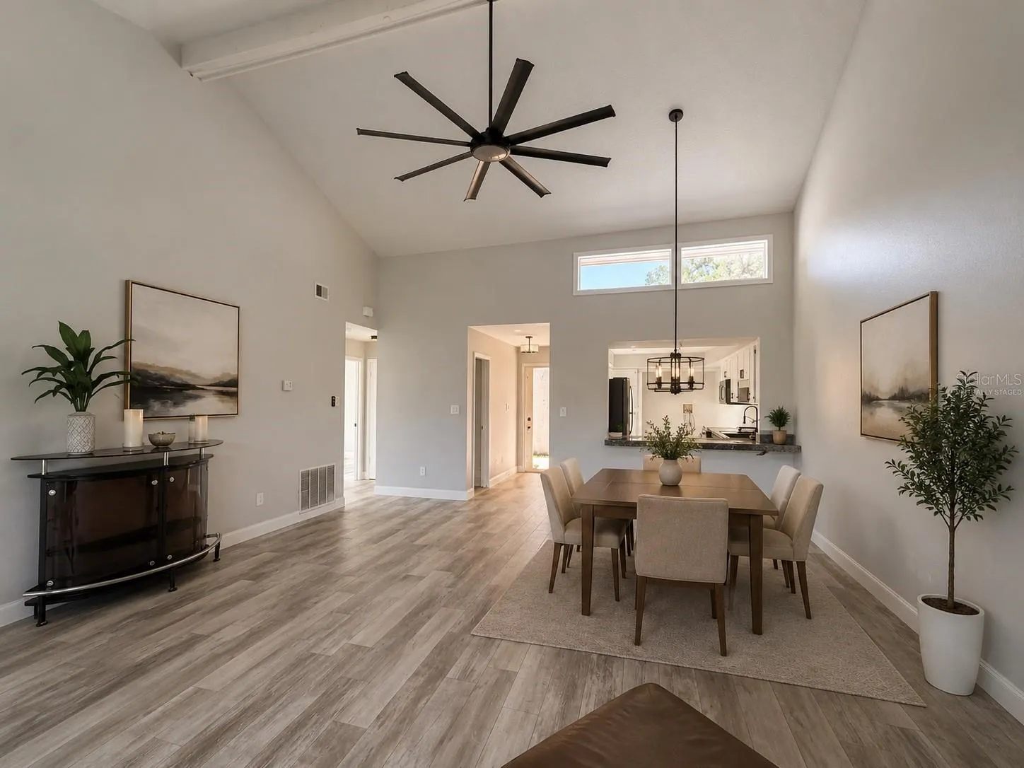 Virtually Staged Dining Area
