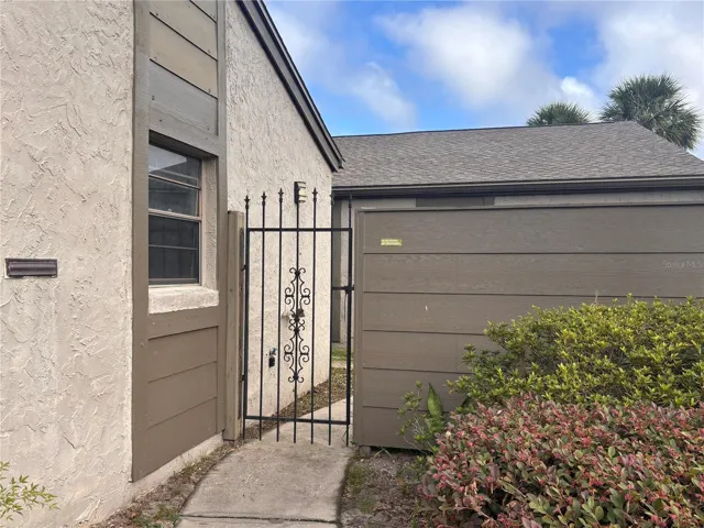gate to Private Courtyard and Front Door