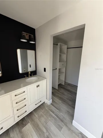 Primary Bathroom with Walk-in Closet
