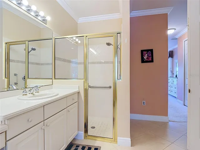 Primary Bathroom: Shower