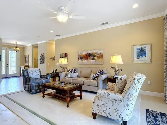 Living Room: Tile on Diagonal