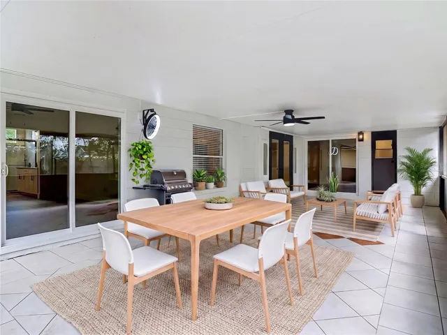 Covered Patio Virtually Staged.