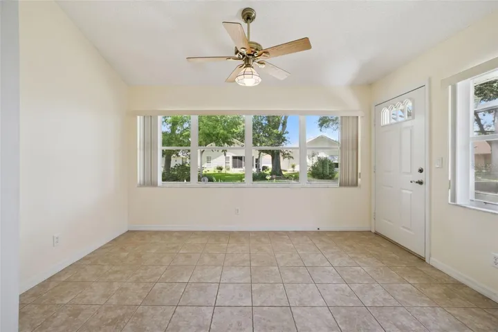 bonus room located off the living room