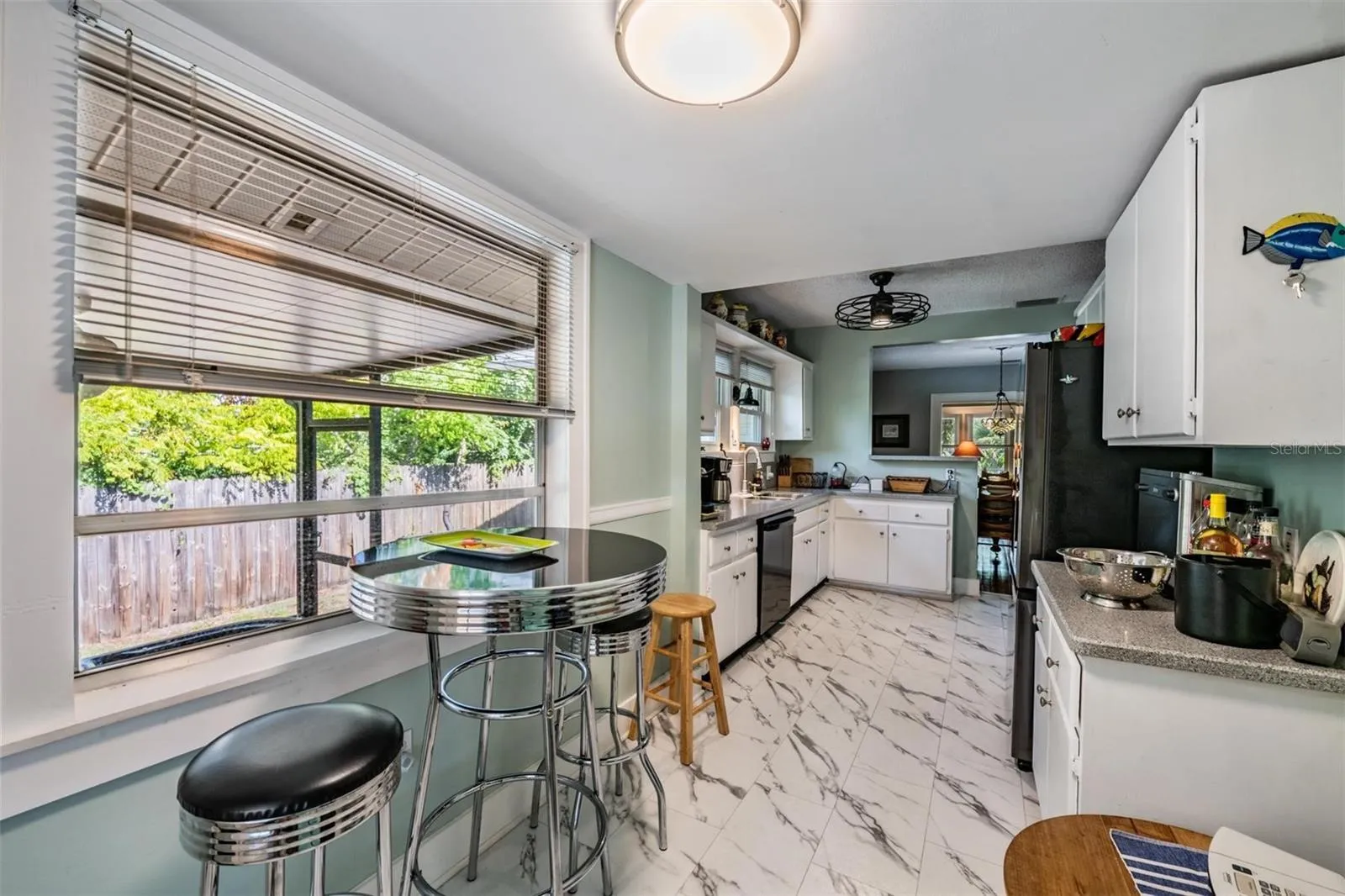 Eating area in kitchen