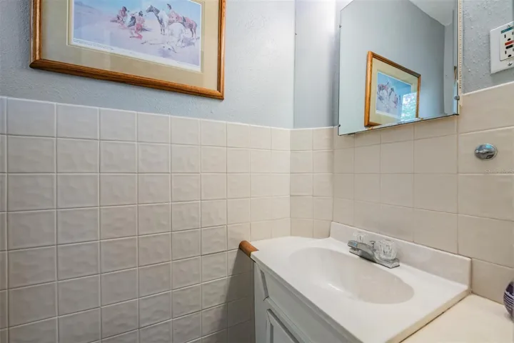 Half bath in office