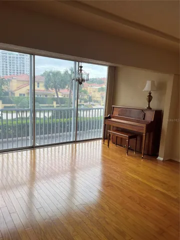 Enclosed lanai added to living space.