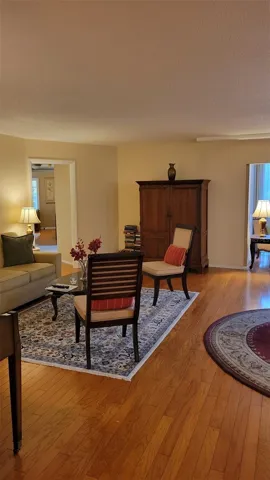 Staged with previous furniture.