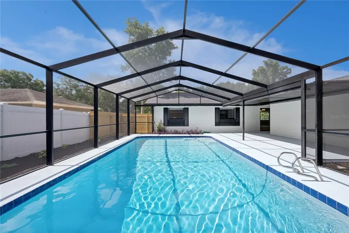 Pool fully enclosed