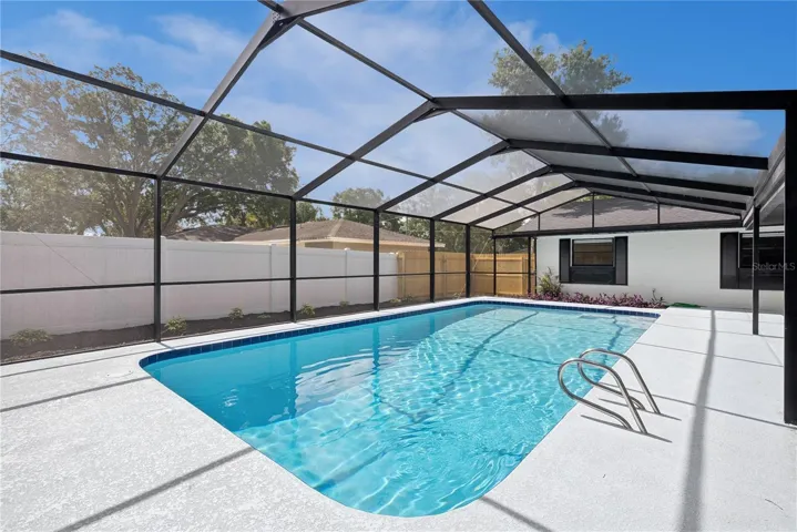 Pool fully enclosed