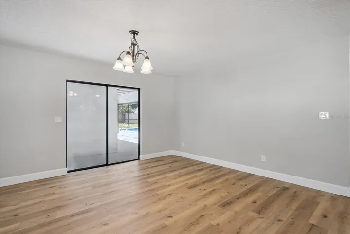 Dining room with Slider too Pool/Patio