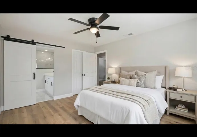 Primary Room Virtually Staged