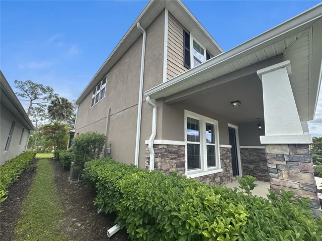 facing home, left side