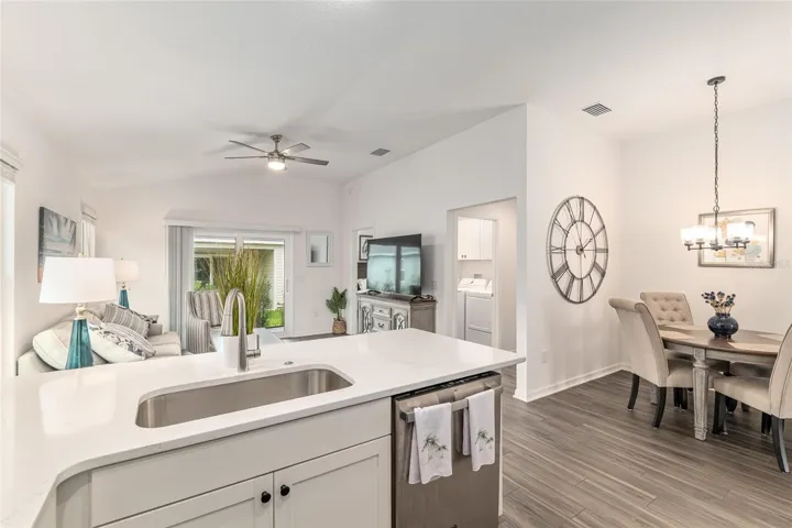 Look toward back of home from Kitchen