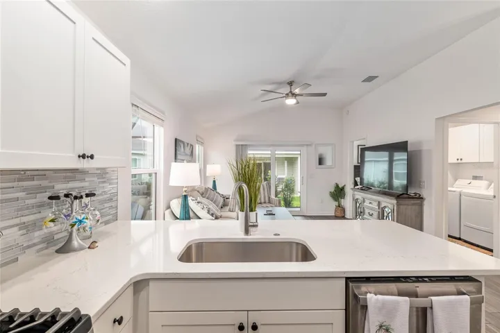 Looking toward Living area from Kitchen