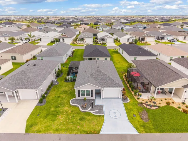 Looking straight at home from drone