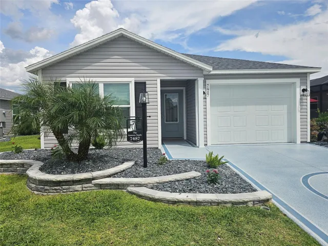 Home after Landscape Upgrade just completed