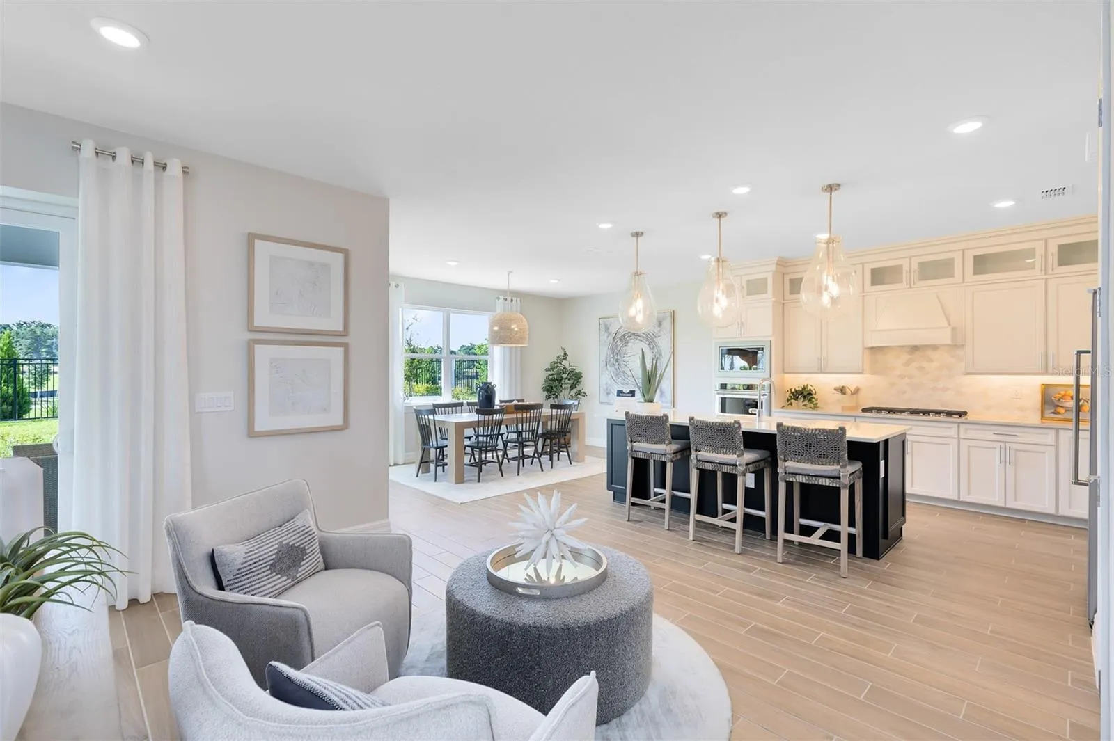Model Home Design Only. Pictures and furnishings are for illustrative purposes only. Elevations, colors and options may vary. Furniture is for model home staging only.