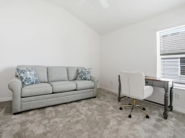 3rd bedroom pull out couch  office area