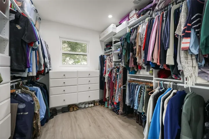 primary bedroom walk in closet