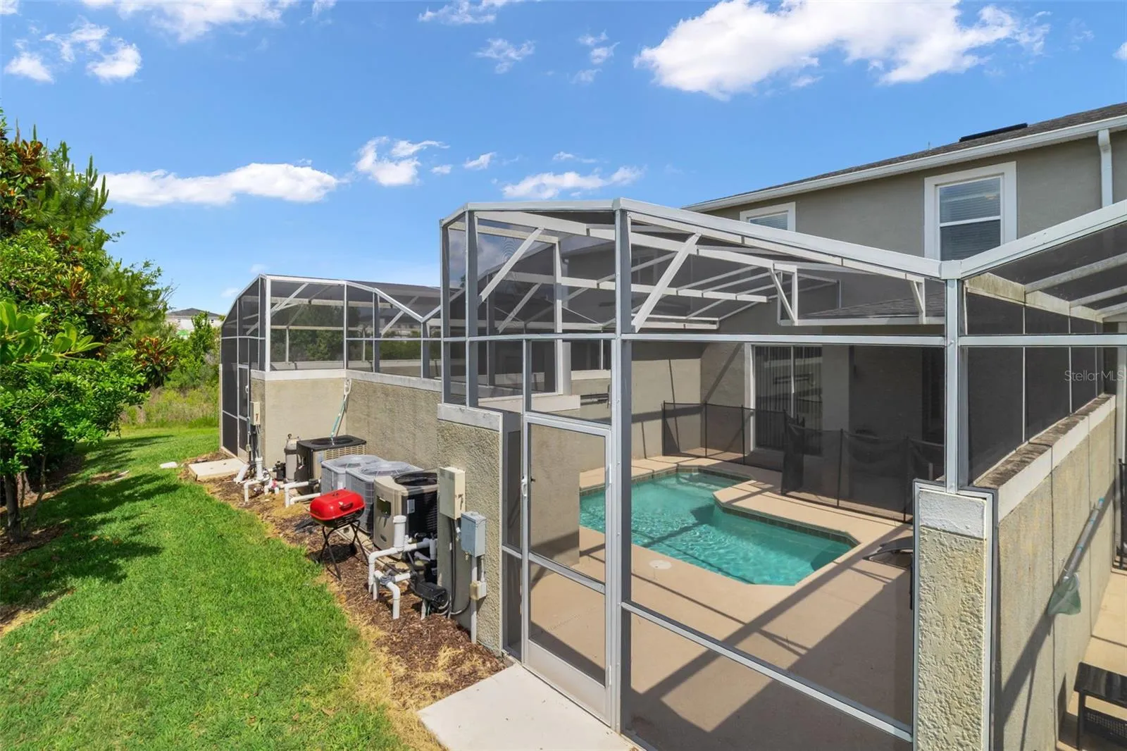 View of the back of the home.