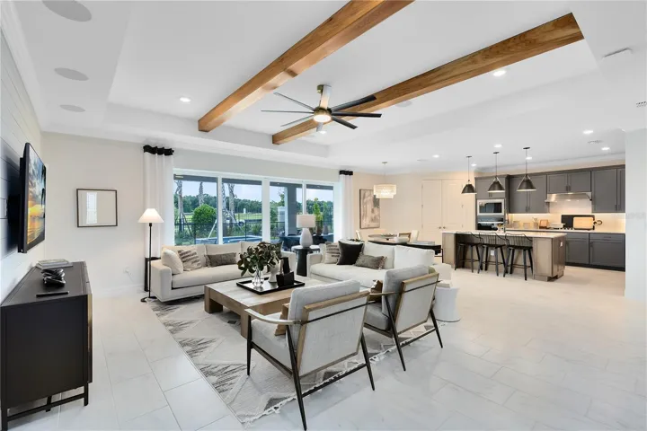 Model Home Design Only. Pictures and furnishings are for illustrative purposes only. Elevations, colors and options may vary. Furniture is for model home staging only.