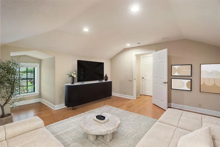 Virtually Staged Media Room